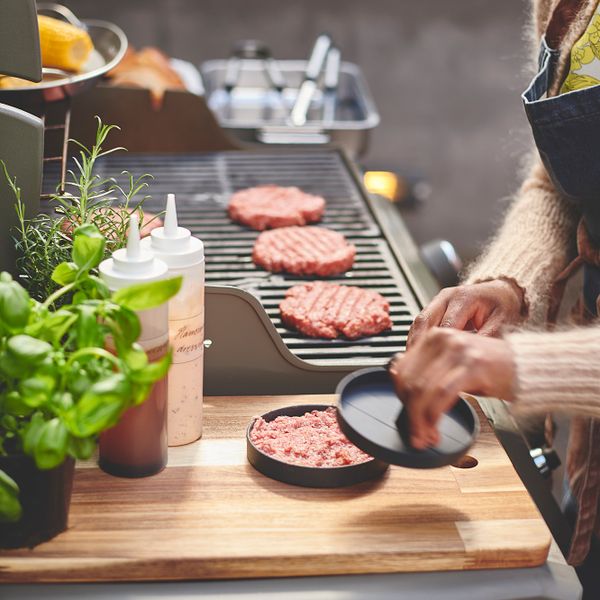 Пресс для гамбургеров, алюминий IKEA GRILLTIDER ГРИЛЛЬТИДЕР 304.858.97 - фото 4