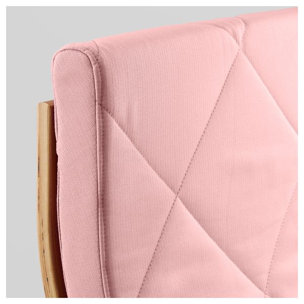 Кресло ПОЭНГ, дубовый шпон, Эдум розовый - схема-чертеж с размерами