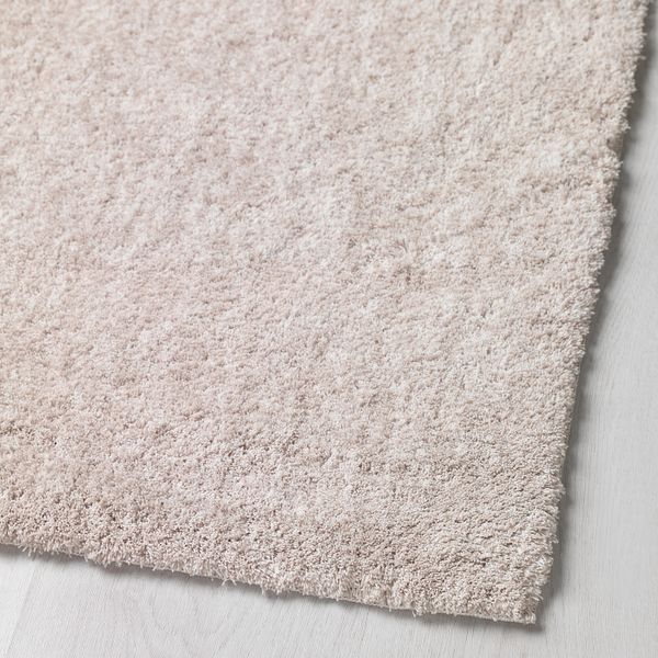 Ковер, длинный ворс, бежевый 60x90 см IKEA LINDKNUD ЛИНДКНУД 504.299.47 - фото 3