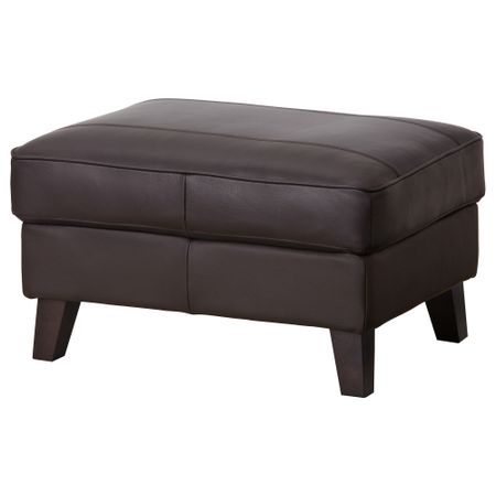 Табурет для ног ЮСТАД, Гранн, Бумстад темно-коричневый