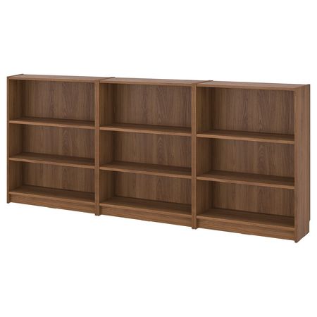 BILLY Стеллаж комбинация - коричневый под грецкий орех 240x28x106 см