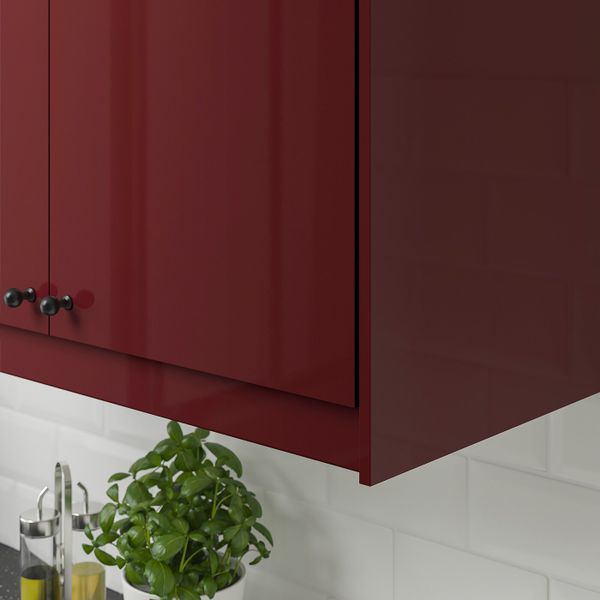 Карниз декоративный закругленный, глянцевый темный красно-коричневый 221 см IKEA KALLARP КАЛЛАРП 304.348.41 - фото 4