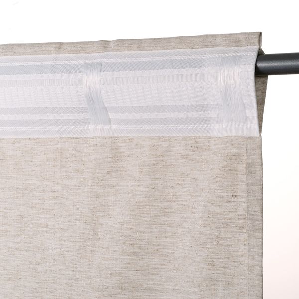 Гардины с прихватом, 2 шт., неокрашенный 145x270 см IKEA GULDZINNIA ГУЛЬДЗИННИА 802.866.40 - схема-чертеж с размерами