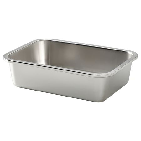IKEA 365+ Контейнер для продуктов - прямоугольн формы/нержавеющ сталь 1.0 л