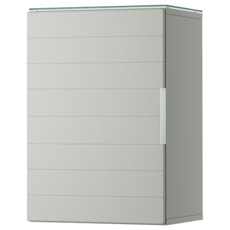Навесной шкаф с 1 дверцей ГОДМОРГОН, светло-серый (40x32x58 см)