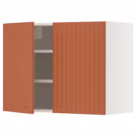 METOD Навесной шкаф с полками/2дверцы