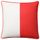 Чехол на подушку, красный, белый 50x50 см IKEA МАЛИНМАРИА 804.262.59