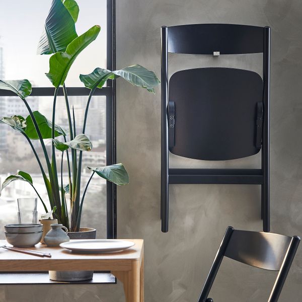 Стул складной, черный IKEA RÅVAROR РОВАРОР 904.545.72 - фото 4