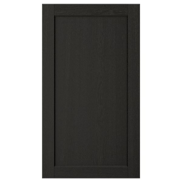 LERHYTTAN Фронт панель для посудом машины - черная морилка 45x80 см - фото 1