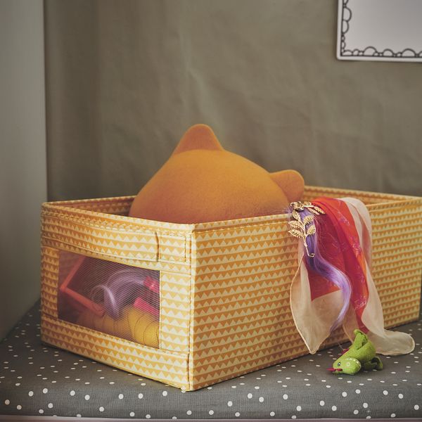 Коробка, 25x44x17 см, желтый IKEA UPPRYMD УППРЮМД 304.622.59 - фото 5