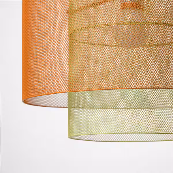 SOLVINDEN Потолочный светильник - сетка оранжевый/светло-зеленый - фото 3
