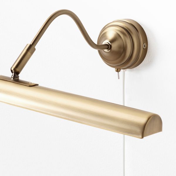 Подсветка для/картин, светодиодная, желтая медь IKEA ÅRSTID ОРСТИД 103.556.13 - схема-чертеж с размерами