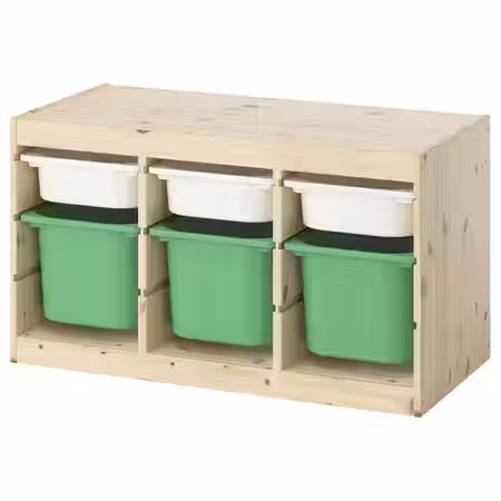 TROFAST Комбинация д/хранения+контейнеры