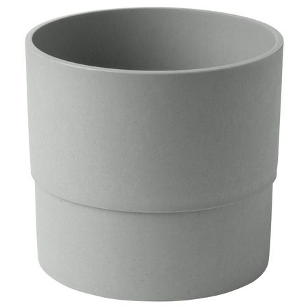 Кашпо, для дома, улицы серый 15 см IKEA NYPON НИПОН 503.956.12