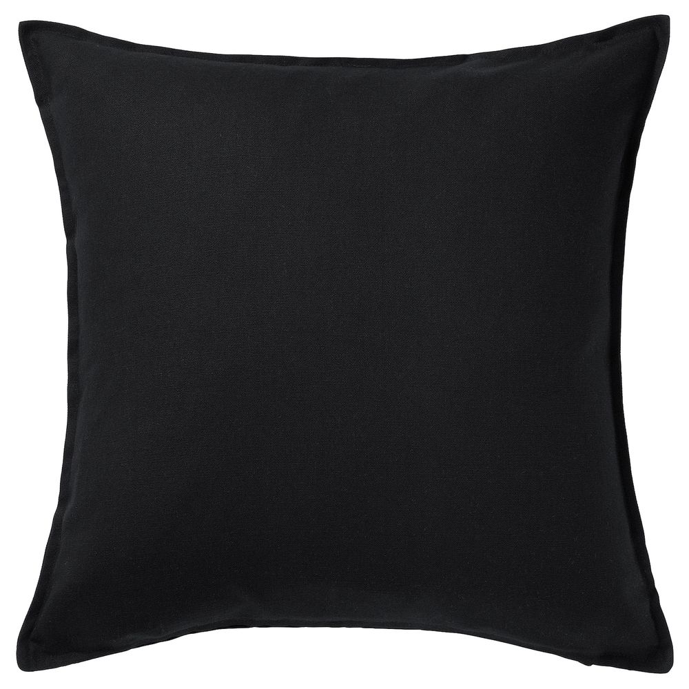 Чехол на подушку, черный 65x65 см IKEA GURLI ГУРЛИ 904.435.93 - фото 1