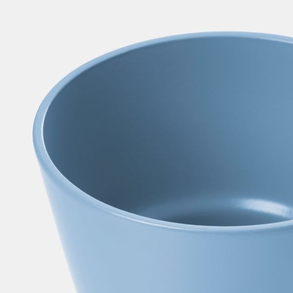 Кашпо, синий 9 см IKEA ПАПАЙА 204.216.98 - схема-чертеж с размерами