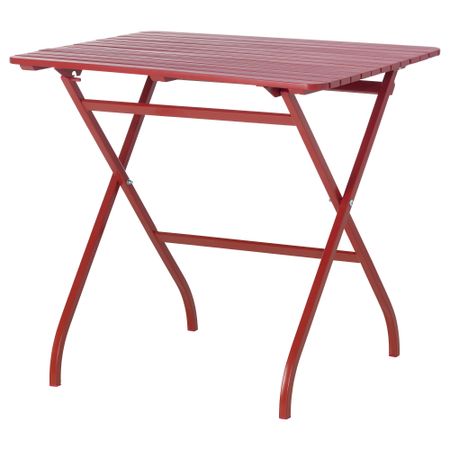 Садовый стол МЭЛАРО, красный (80x62 см)