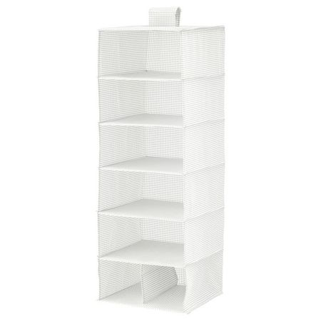 STUK Модуль для хранения/7 отделений - белый/серый 30x30x90 см