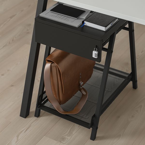 Тумба, антрацит 34x56 см IKEA TROTTEN ТРОТТЕН 504.748.88 - фото 4