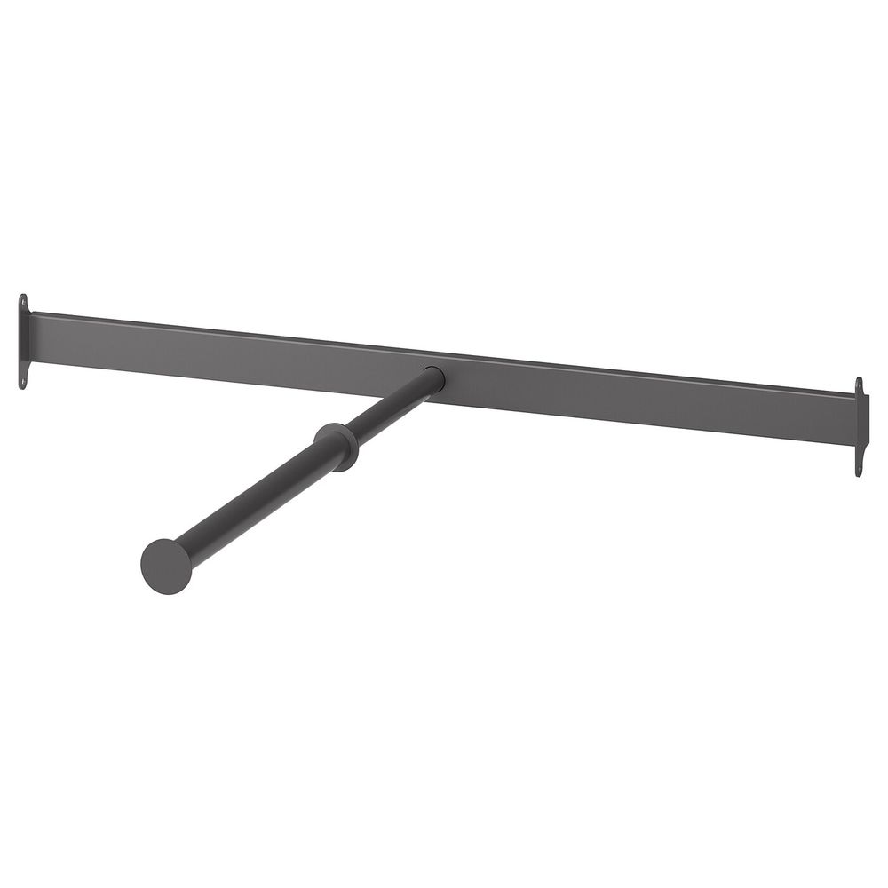 Выдвижная платяная штанга, темно-серый 75x35 см IKEA КОМПЛИМЕНТ 403.697.17 - фото 1