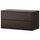 Навесной шкаф с 2 ящиками ВЭЛЬЕ, коричневый (68x35 см)