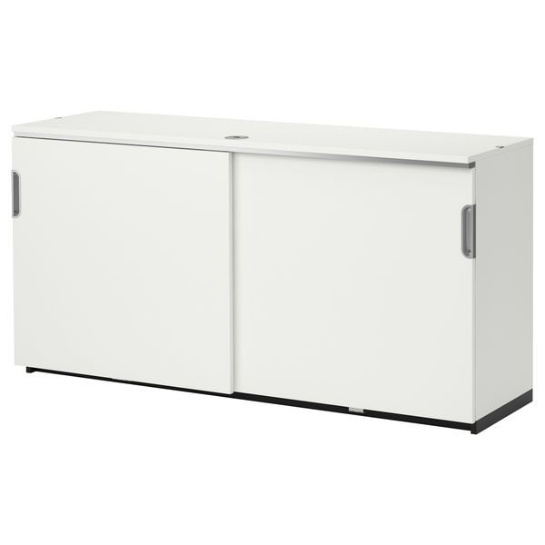 Шкаф с раздвижными дверцами ГАЛАНТ, белый (160x80 см) - фото 1