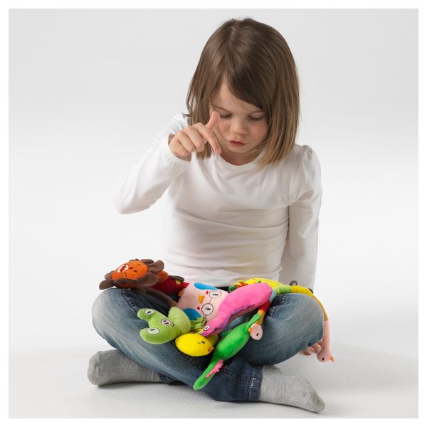 Мягкая игрушка САГОСКАТТ, разные цвета - схема-чертеж с размерами