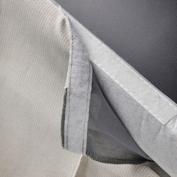 Чехол для стула, длинный, Kolboda бежевый, темно-серый IKEA BERGMUND БЕРГМУНД 404.810.35 - схема-чертеж с размерами