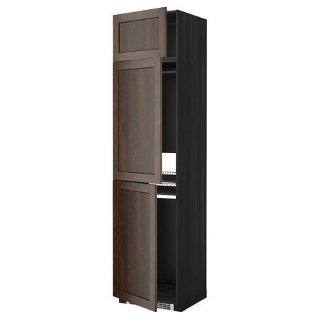 Высокий шкаф для холодильника или морозильника, с 3 дверями IKEA МЕТОД 592.266.29