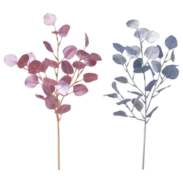 Искусственная ветка СМИККА, эвкалипт разные цвета (60 см) - схема-чертеж с размерами