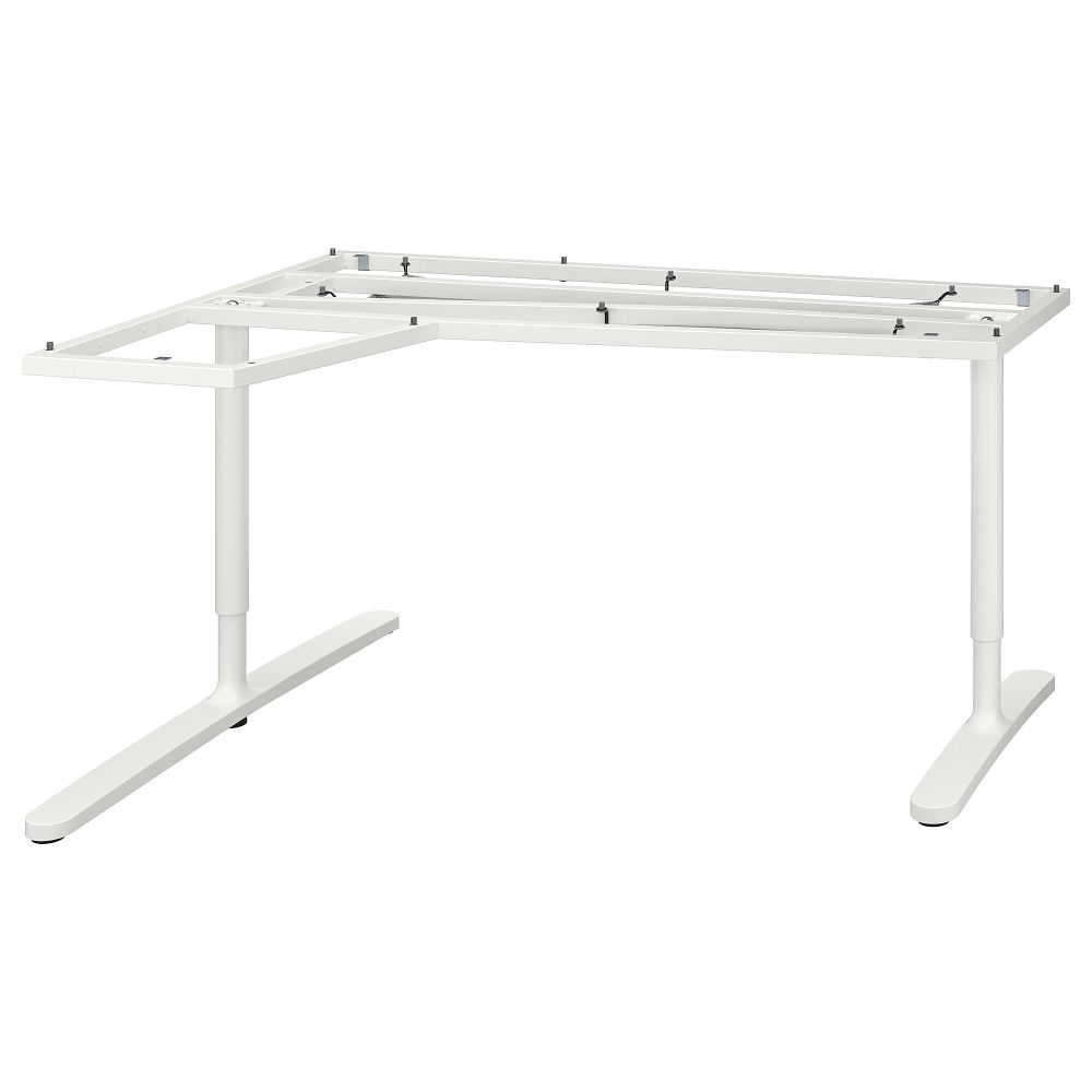 Подстолье для угловой столешницы, 160x110 см, белый IKEA BEKANT БЕКАНТ 102.529.74 - фото 1