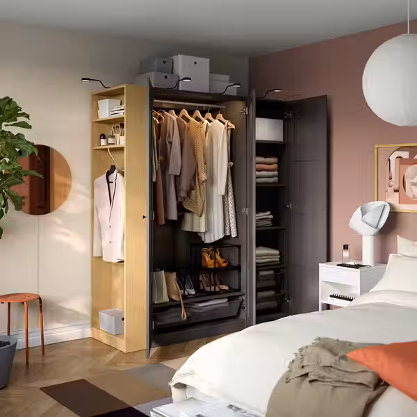 PAX / BERGSBO Гардероб, комбинация - схема-чертеж с размерами