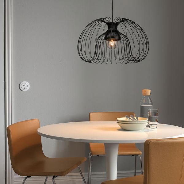 KALLFRONT Абажур для подвесн светильника - чёрный 52 см - фото 2