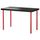 Стол ТОРНЛИДЕН / АДИЛЬС, черно-коричневый, красный (120x60 см)