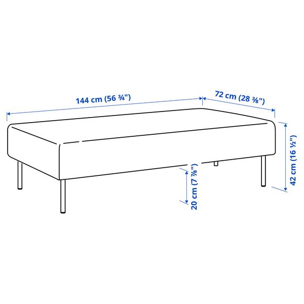 IKEA, дополнительный ракурс - схема-чертеж с размерами