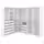 PAX Гардероб угловой - белый 211/213x201 см