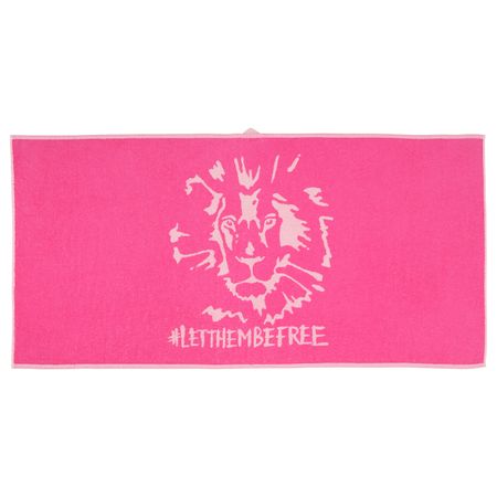 Банное полотенце, лев/розовый 70x140 см IKEA URSKOG УРСКОГ 403.939.39