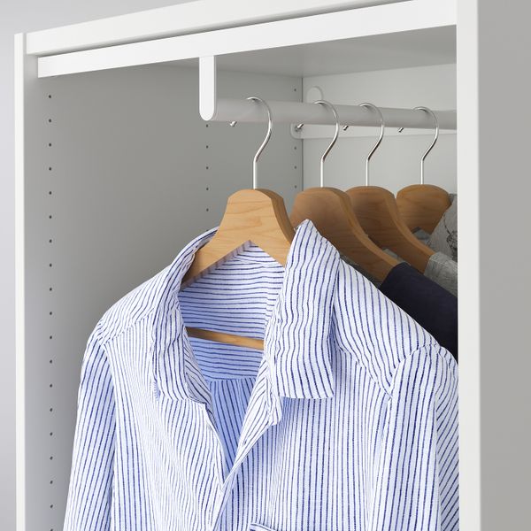 Штанга платяная, белый 60x40 см IKEA HJÄLPA ХЭЛПА 204.501.29 - фото 2