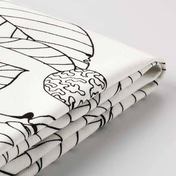 Стул, белый/Висланда черный-белый IKEA HENRIKSDAL ХЕНРИКСДАЛЬ 393.371.24 - фото 2