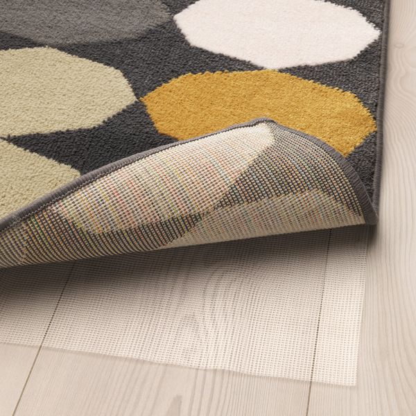 Ковер, короткий ворс, разноцветный 133x195 см IKEA TORRILD ТОРРИЛД 503.908.60 - схема-чертеж с размерами