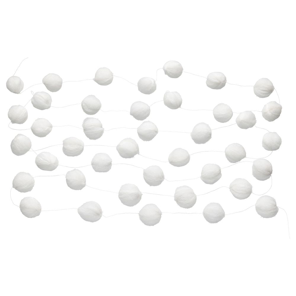 Гирлянда ВИНТЕР 2018, белый (2.7 м) - схема-чертеж с размерами