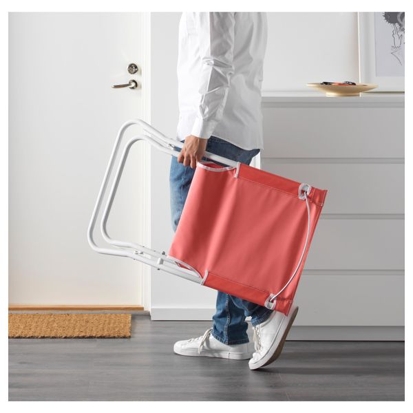 Пляжный стул ХОМЭ, складной, светло-красный - фото 2