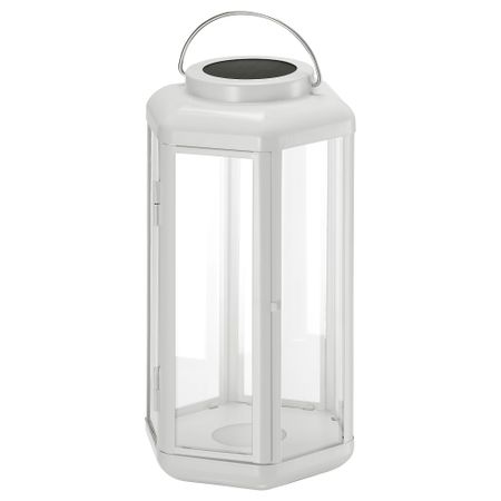 Настольная Светодиодная лампа, солнечная батарея, фонарь, белый, 28 см IKEA SOLVINDEN 805.935.40