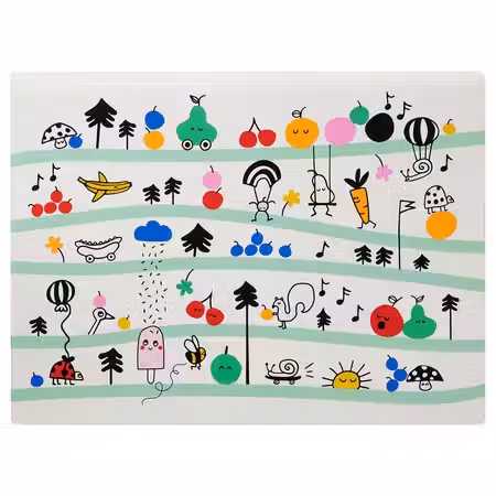 GRÖNFINK Салфетка под приборы - разноцветный 30x40 см