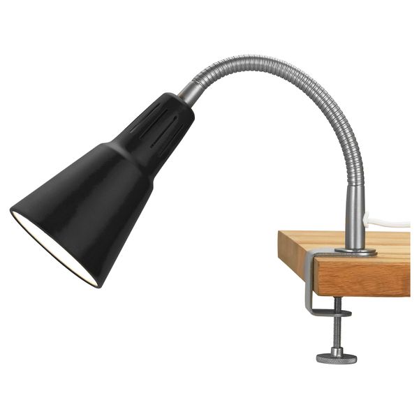 Настенный софит, лампа с зажимом КВАРТ, черный - фото 2