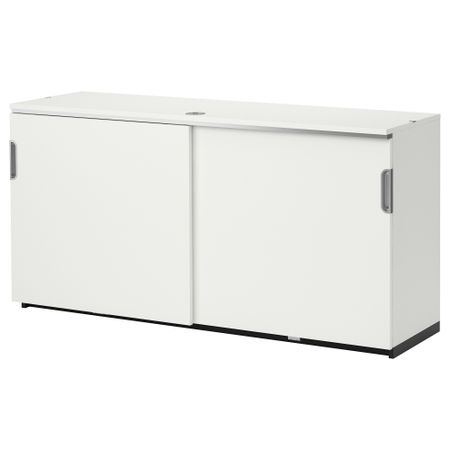 Шкаф с раздвижными дверцами ГАЛАНТ, белый (160x80 см)