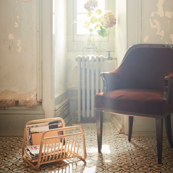 Подставка для журналов, ротанг 41x37 см IKEA BUSKBO БУСКБУ 904.553.93 - фото 2