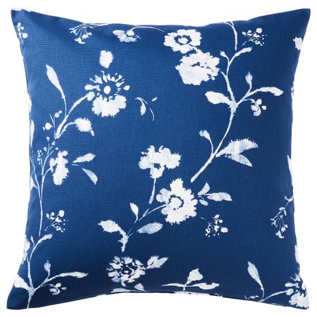 Чехол на подушку, синий-белый 50x50 см IKEA BLÅGRAN БЛОГРАН 304.325.97