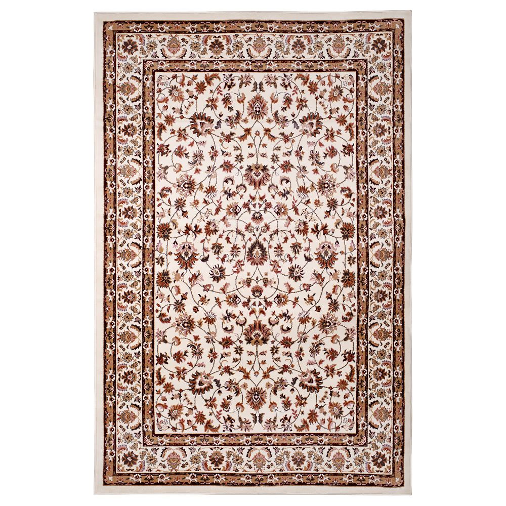 Ковер, короткий ворс ВАЛЛОБИ, бежевый, красный - фото 1