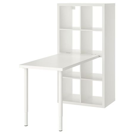 KALLAX / LINNMON Стол, комбинация - белый 77x139x147 см